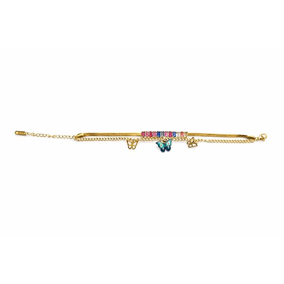 Butterfly Beaded Bracelet