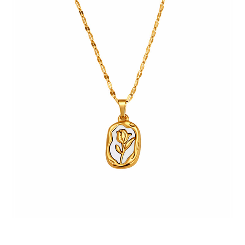 Rose Pendant Necklace