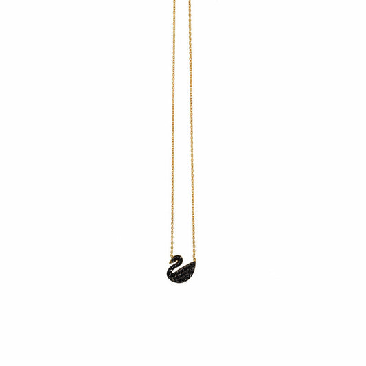 Black Swan Pendant Necklace