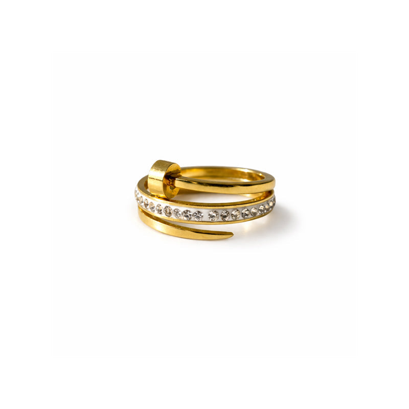 Crystal Nail Ring